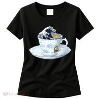 Tea Great Wave Off Kanagawa Women's T-Shirt thumb 0