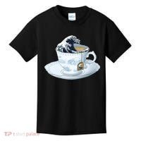 Tea Great Wave Off Kanagawa Kids T-Shirt thumb 0