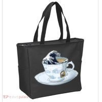 Tea Great Wave Off Kanagawa Tote Bag thumb 2