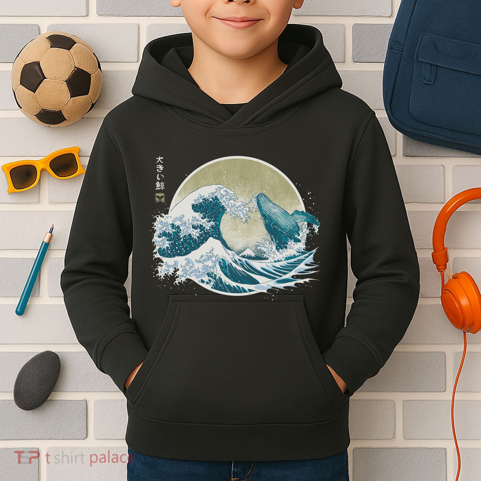 The Great Whale Kids Hoodie