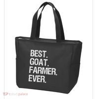 The Goat Whisperer Funny Goat Lover Farmer Tote Bag thumb 3
