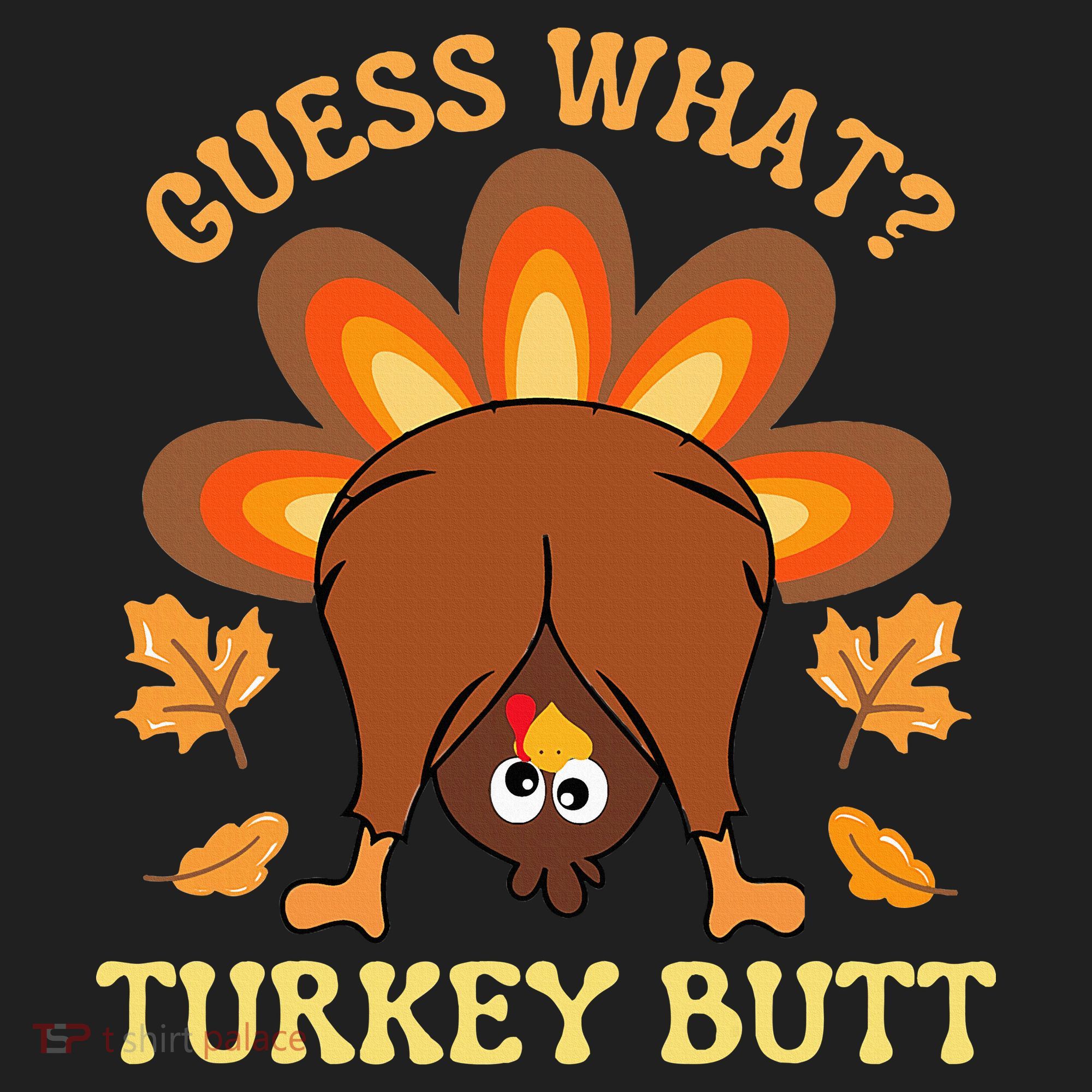 Thanksgiving Guess What Turkey Butt Beanie