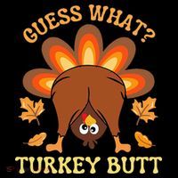 Thanksgiving Guess What Turkey Butt Women's Hoodie thumb 2