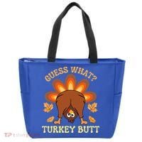 Thanksgiving Guess What Turkey Butt Tote Bag thumb 0