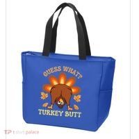 Thanksgiving Guess What Turkey Butt Tote Bag thumb 3