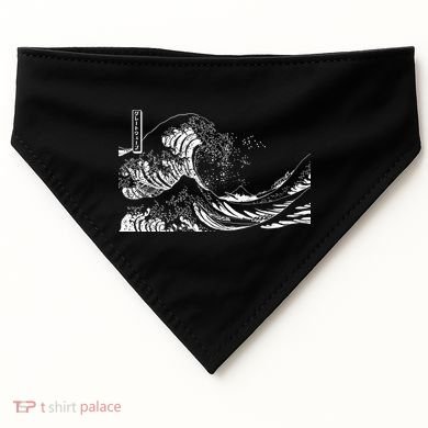 The Great Wave Classic Japanese Art USA-Made Doggie Bandana