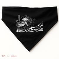 The Great Wave Classic Japanese Art USA-Made Doggie Bandana thumb 0