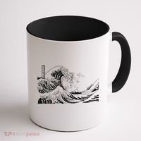 The Great Wave Classic Japanese Art Coffee Mug thumb 1