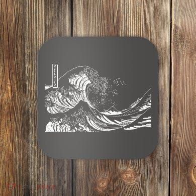 The Great Wave Classic Japanese Art Coaster