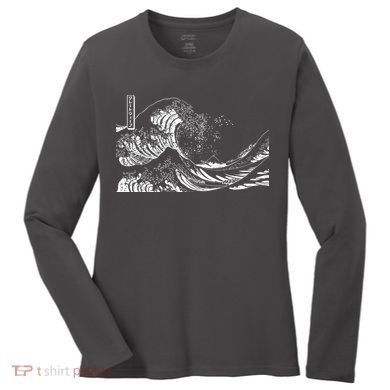 The Great Wave Classic Japanese Art Women's Long Sleeve Shirt