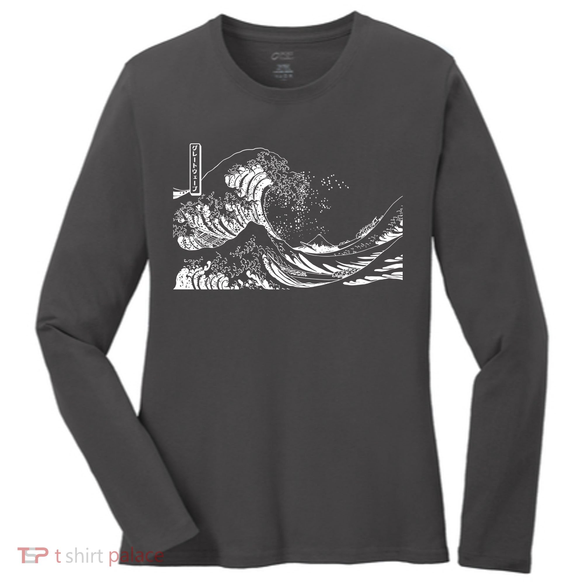 The Great Wave Classic Japanese Art Women's Long Sleeve Shirt