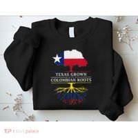 Texas Grown With Colombian Roots Colombia Sweatshirt thumb 2
