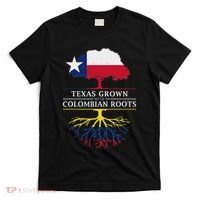 Texas Grown With Colombian Roots Colombia T-Shirt thumb 0