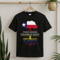 Texas Grown With Colombian Roots Colombia T-Shirt thumb 2
