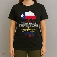 Texas Grown With Colombian Roots Colombia T-Shirt thumb 4