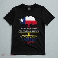 Texas Grown With Colombian Roots Colombia T-Shirt thumb 5