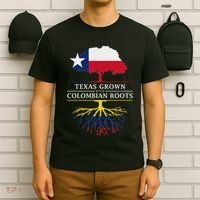Texas Grown With Colombian Roots Colombia T-Shirt thumb 6