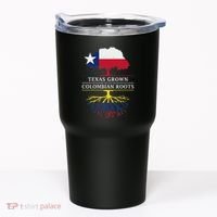 Texas Grown With Colombian Roots Colombia Tumbler thumb 0