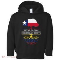 Texas Grown With Colombian Roots Colombia Toddler Hoodie thumb 0