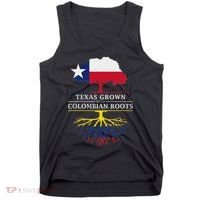 Texas Grown With Colombian Roots Colombia Tank Top thumb 0