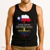 Texas Grown With Colombian Roots Colombia Tank Top thumb 3
