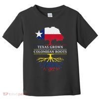 Texas Grown With Colombian Roots Colombia Toddler T-Shirt thumb 0