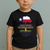 Texas Grown With Colombian Roots Colombia Toddler T-Shirt thumb 2
