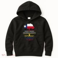 Texas Grown With Colombian Roots Colombia Kids Hoodie thumb 0