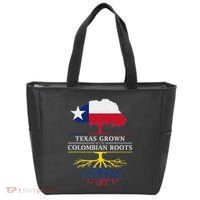 Texas Grown With Colombian Roots Colombia Tote Bag thumb 0