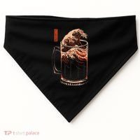 The Great Wave Of Beer USA-Made Doggie Bandana thumb 0