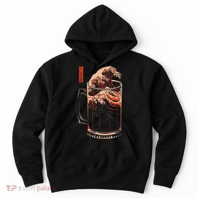 The Great Wave Of Beer Hoodie
