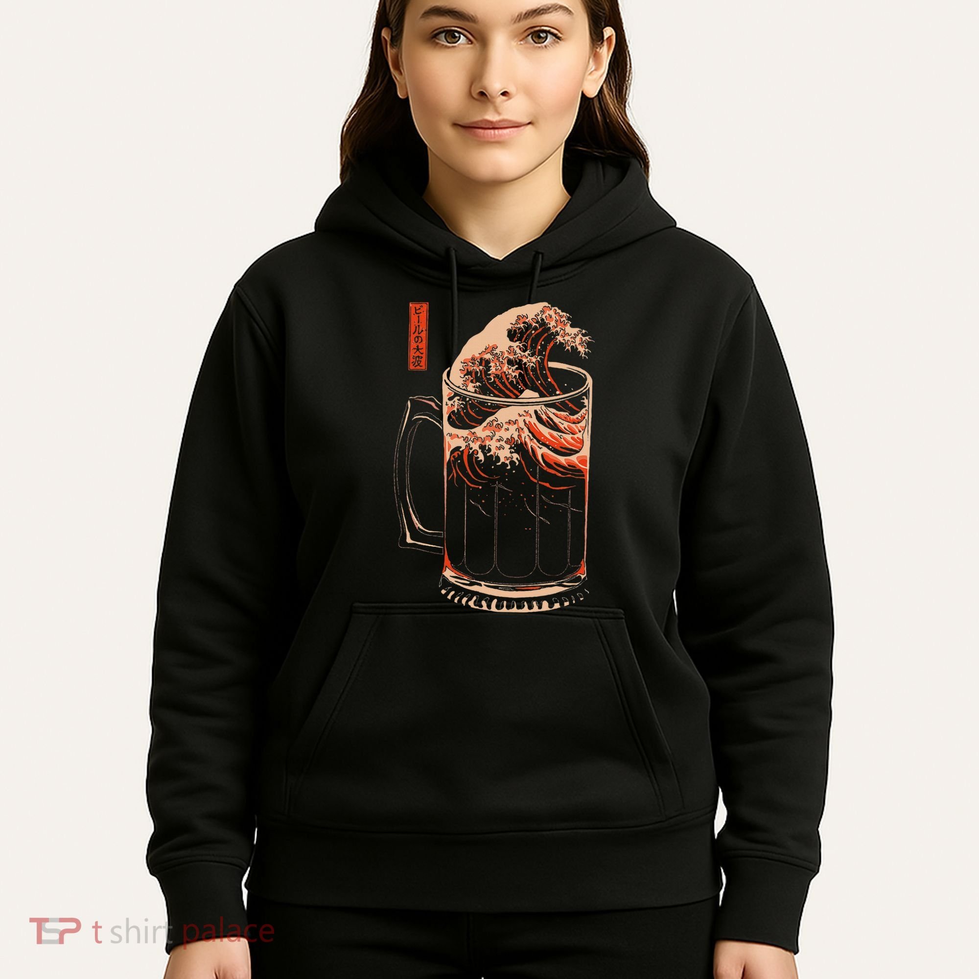 The Great Wave Of Beer Hoodie