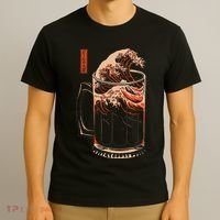 The Great Wave Of Beer T-Shirt thumb 3