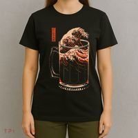 The Great Wave Of Beer T-Shirt thumb 4