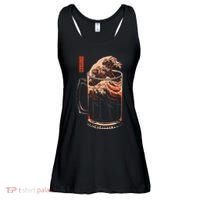 The Great Wave Of Beer Ladies Essential Flowy Tank thumb 0