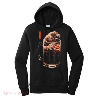The Great Wave Of Beer Women's Hoodie