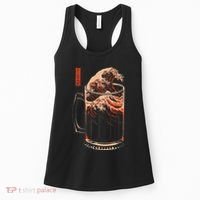 The Great Wave Of Beer Women's Tank Top thumb 0