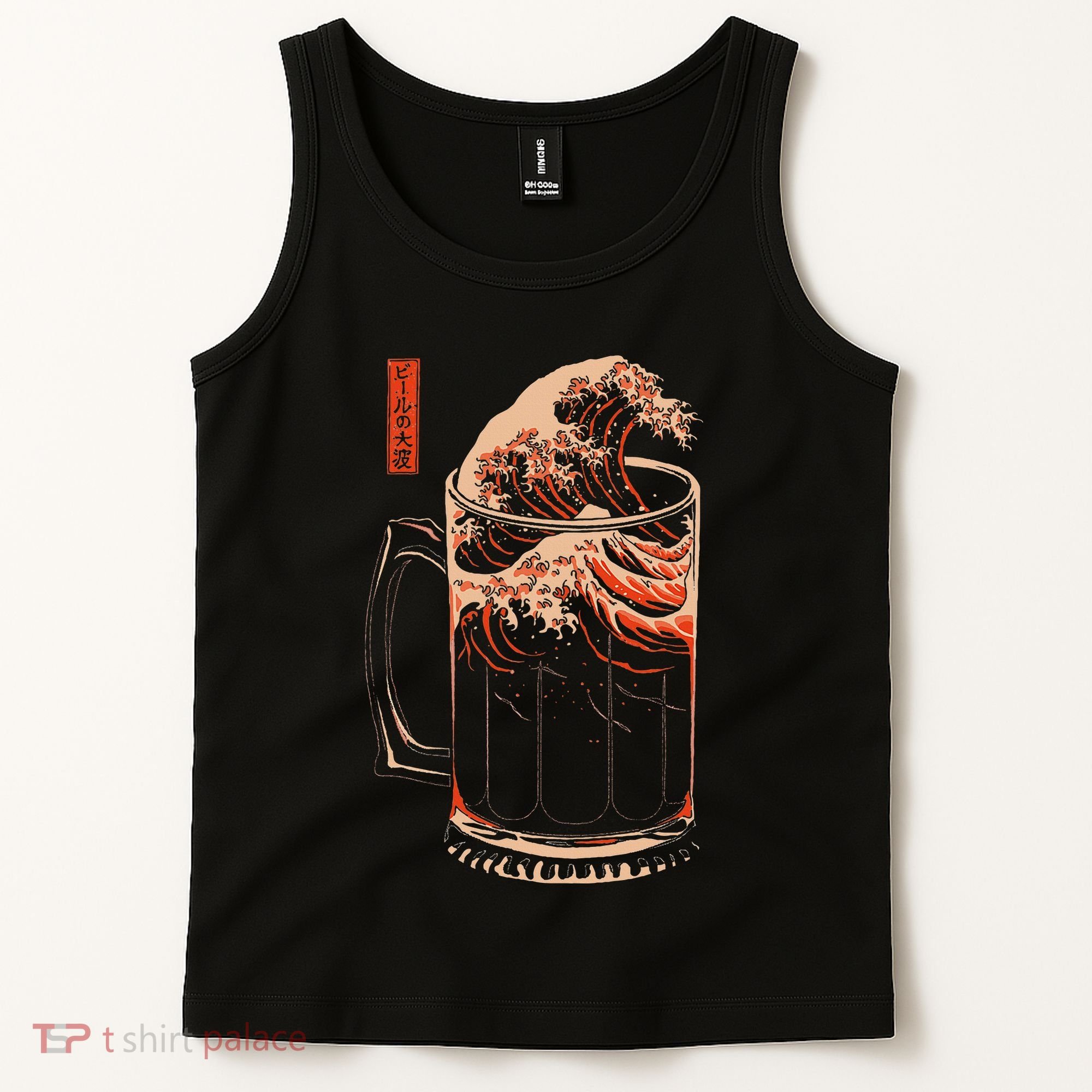 The Great Wave Of Beer Tank Top