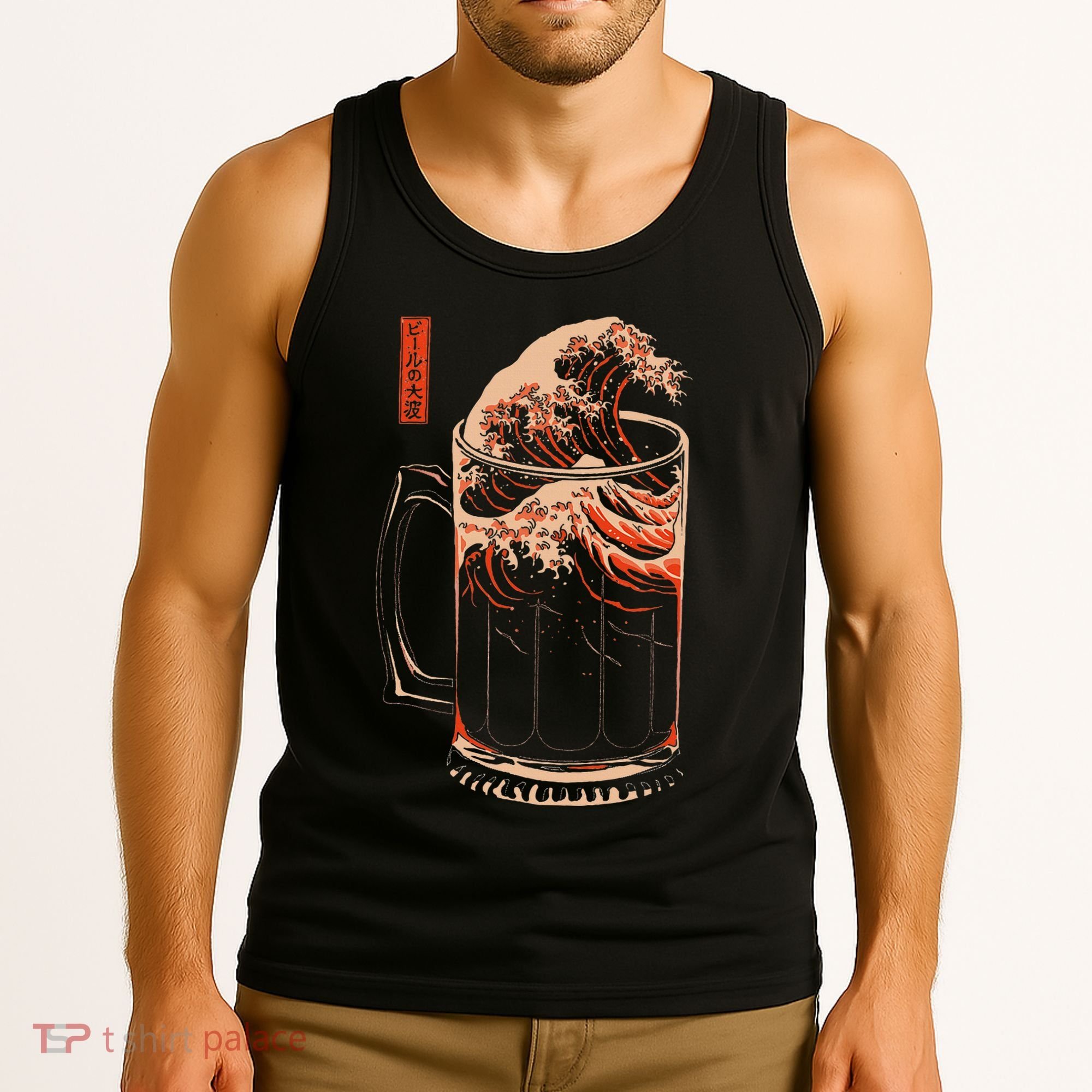 The Great Wave Of Beer Tank Top