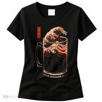 The Great Wave Of Beer Women's T-Shirt thumb 0