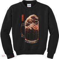 The Great Wave Of Beer Kids Sweatshirt thumb 0