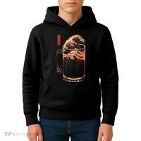 The Great Wave Of Beer Kids Hoodie thumb 4