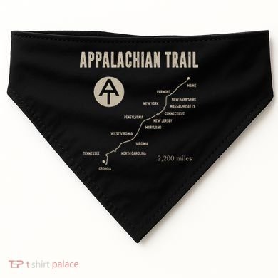 Thruh Hiker Appalachian Trail Hiking USA-Made Doggie Bandana