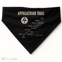 Thruh Hiker Appalachian Trail Hiking USA-Made Doggie Bandana thumb 0