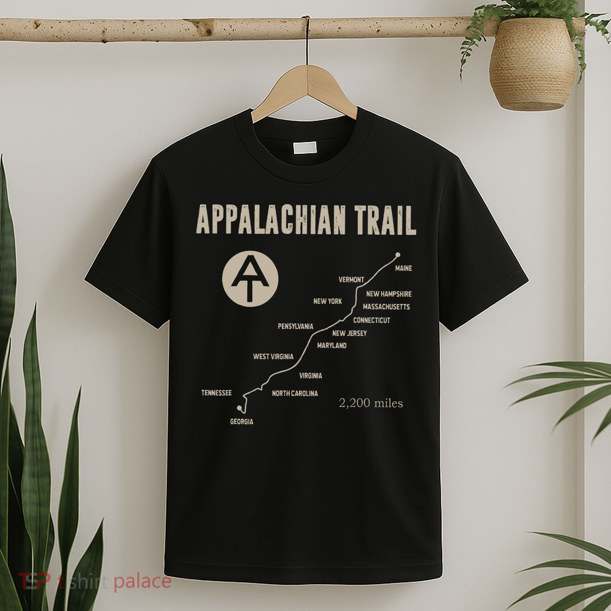 Thruh Hiker Appalachian Trail Hiking T-Shirt
