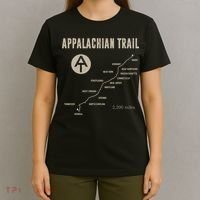 Thruh Hiker Appalachian Trail Hiking T-Shirt thumb 4