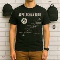 Thruh Hiker Appalachian Trail Hiking T-Shirt thumb 6