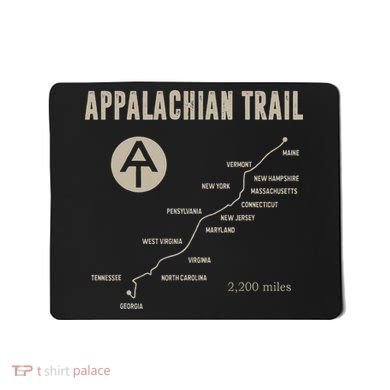 Thruh Hiker Appalachian Trail Hiking Mousepad
