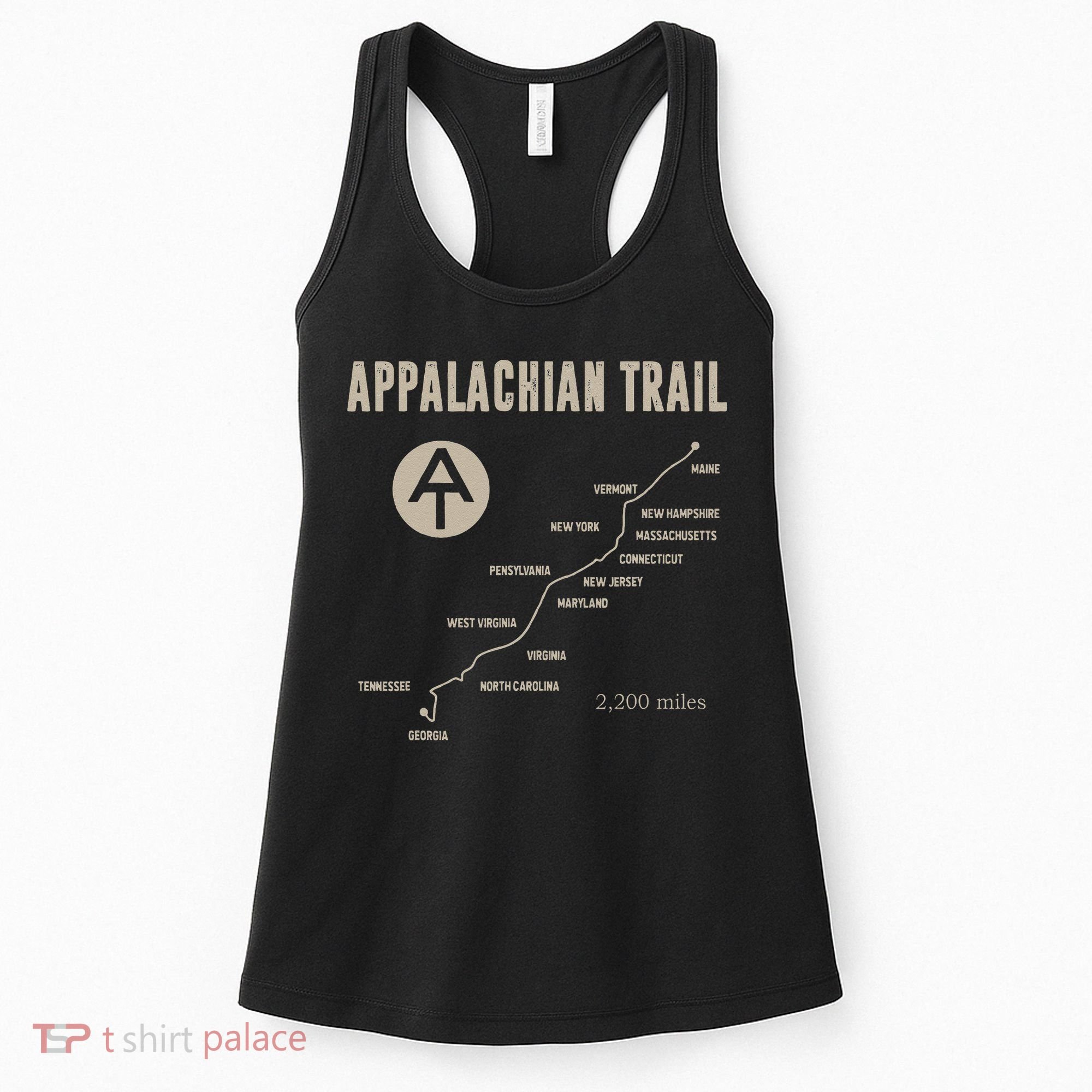 Thruh Hiker Appalachian Trail Hiking Women's Tank Top