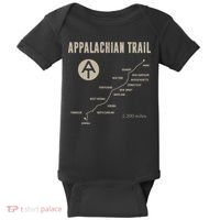 Thruh Hiker Appalachian Trail Hiking Baby Bodysuit thumb 0
